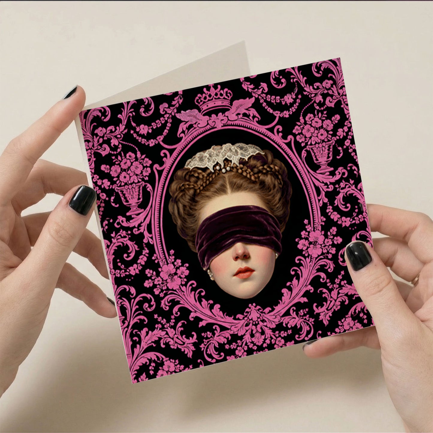 PP-FINE-ART-GRE-6x6-ENVELOPE - Square Greetings Cards Mockup