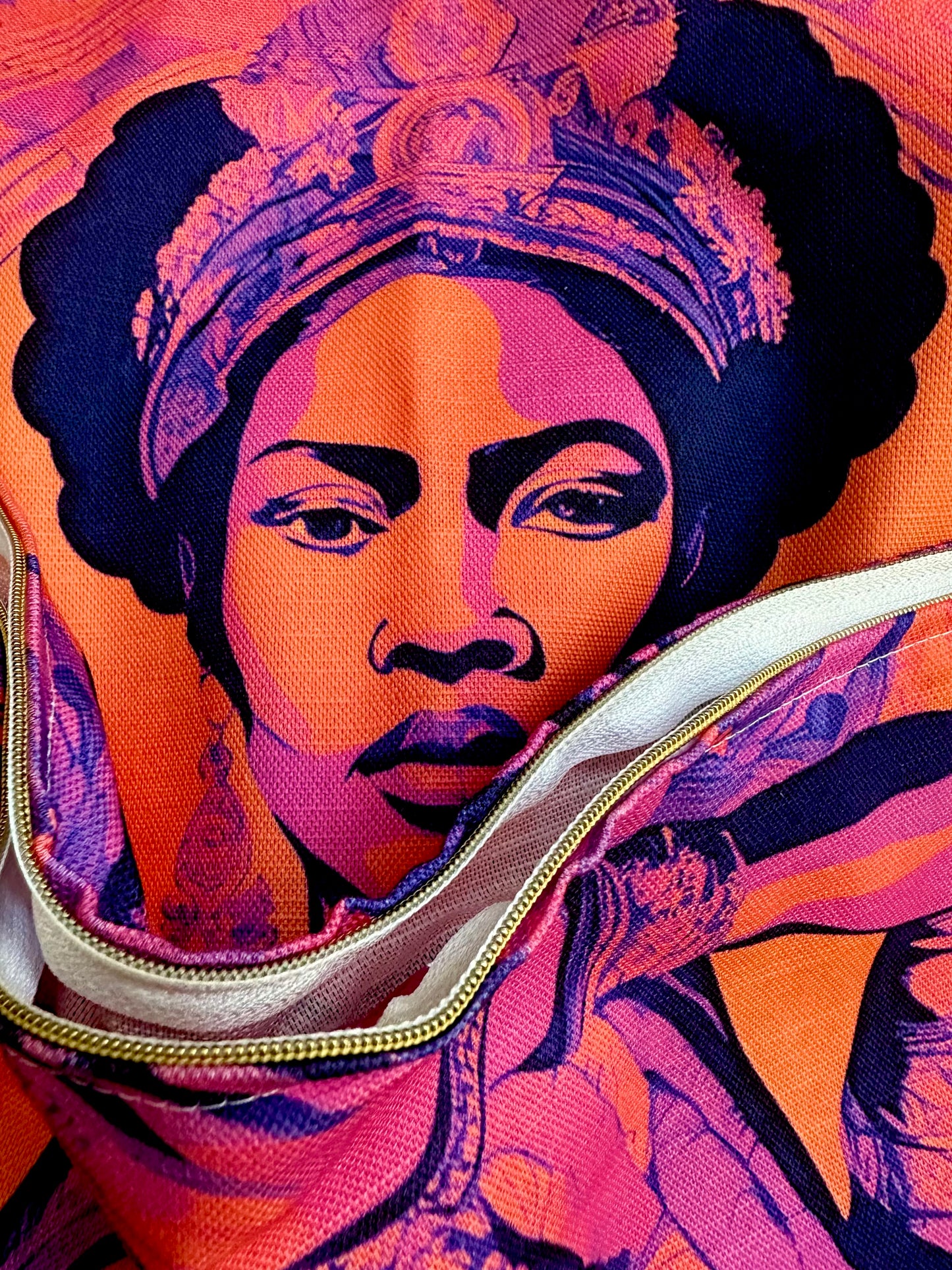 Electric Mandarin | Handmade Cotton Linen Cushion Covers