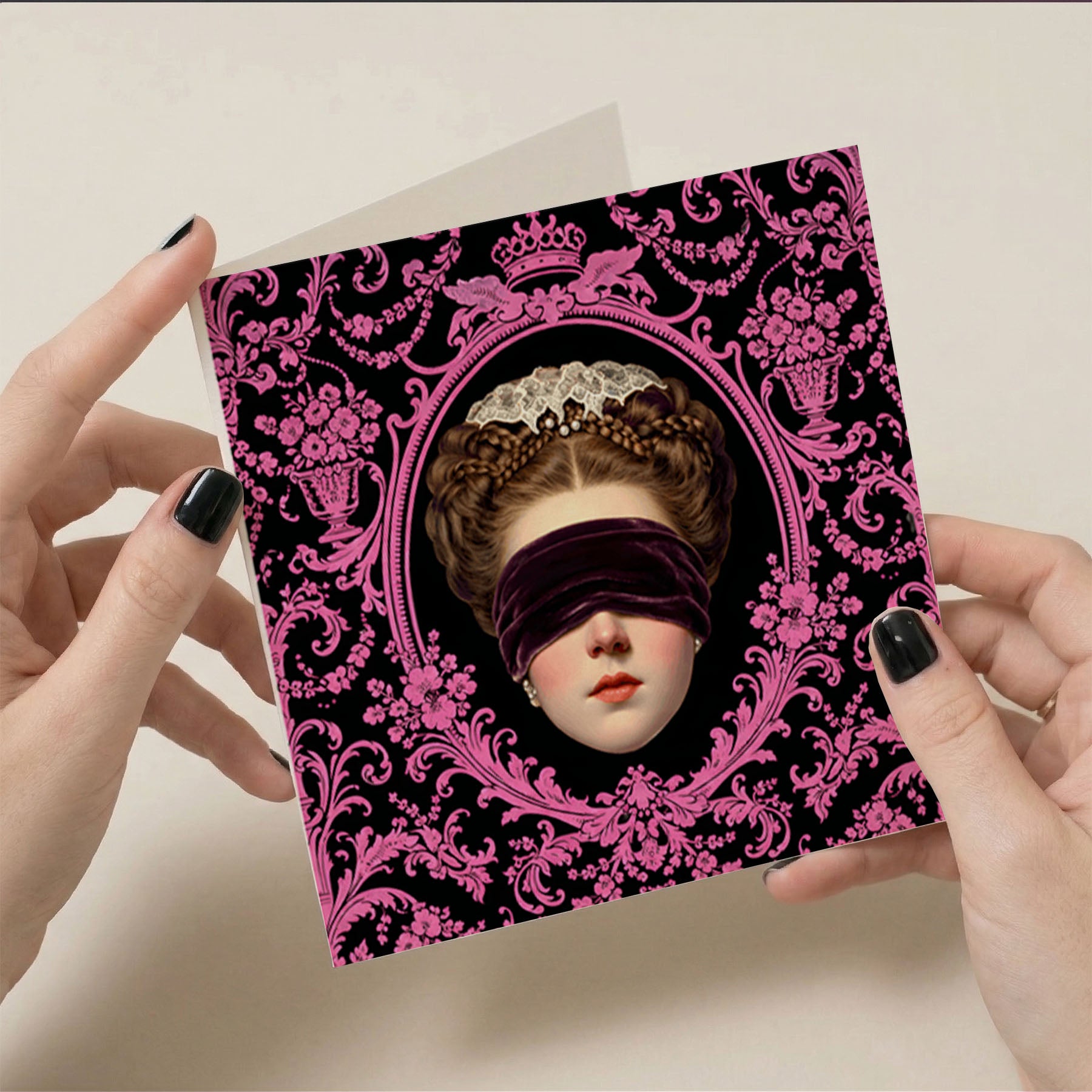 PP-FINE-ART-GRE-6x6-ENVELOPE - Square Greetings Cards Mockup