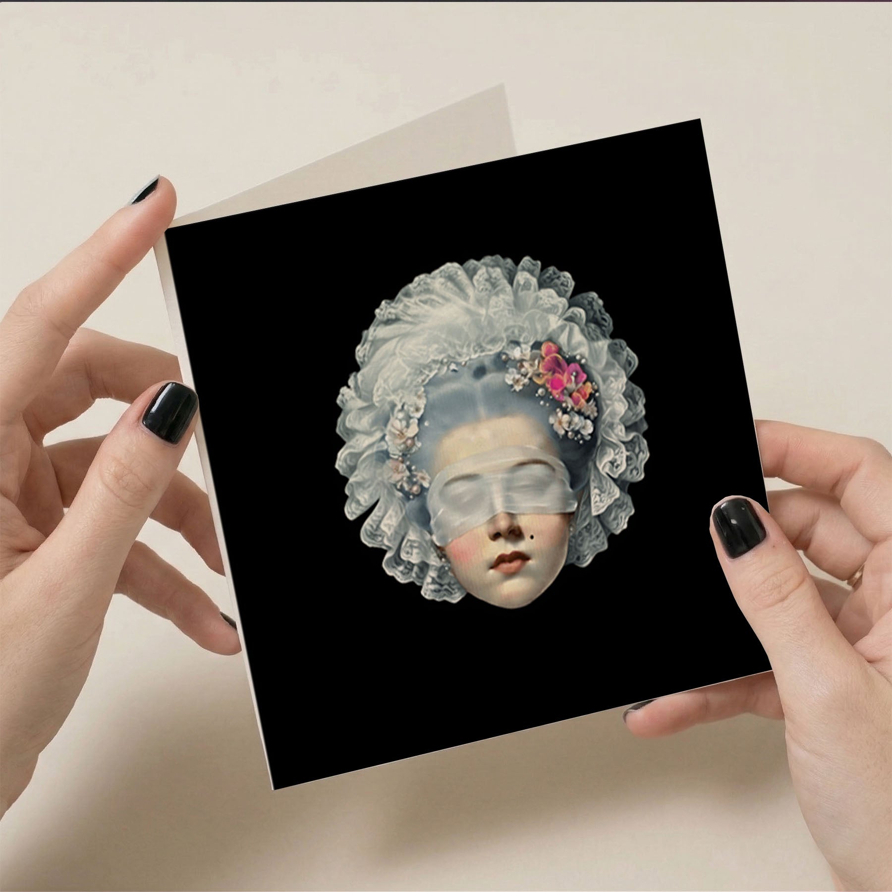 PP-FINE-ART-GRE-6x6-ENVELOPE - Square Greetings Cards Mockup