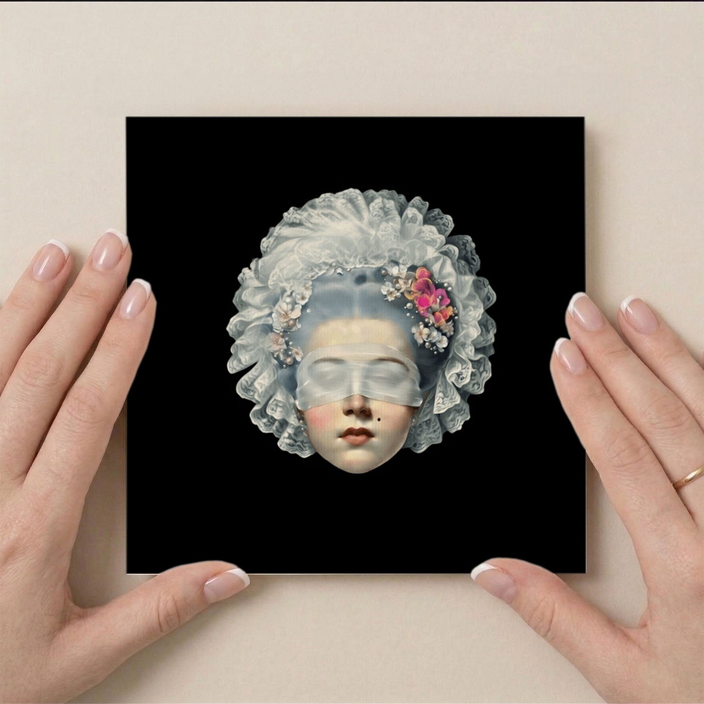 PP-FINE-ART-GRE-6x6-ENVELOPE - Square Greetings Cards Mockup