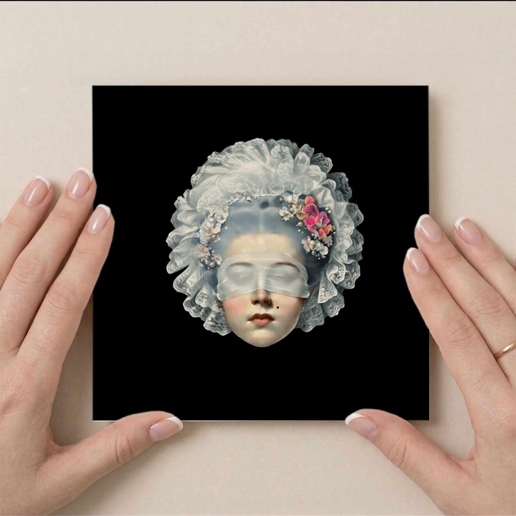 PP-FINE-ART-GRE-6x6-ENVELOPE - Square Greetings Cards Mockup
