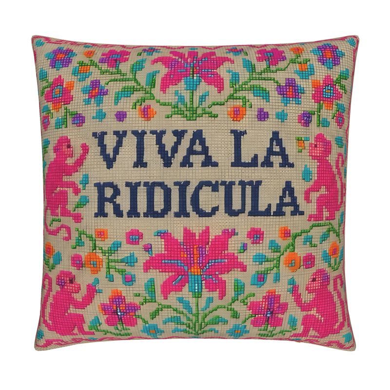 Viva La Ridicula | Cotton-Linen Cushion Cover