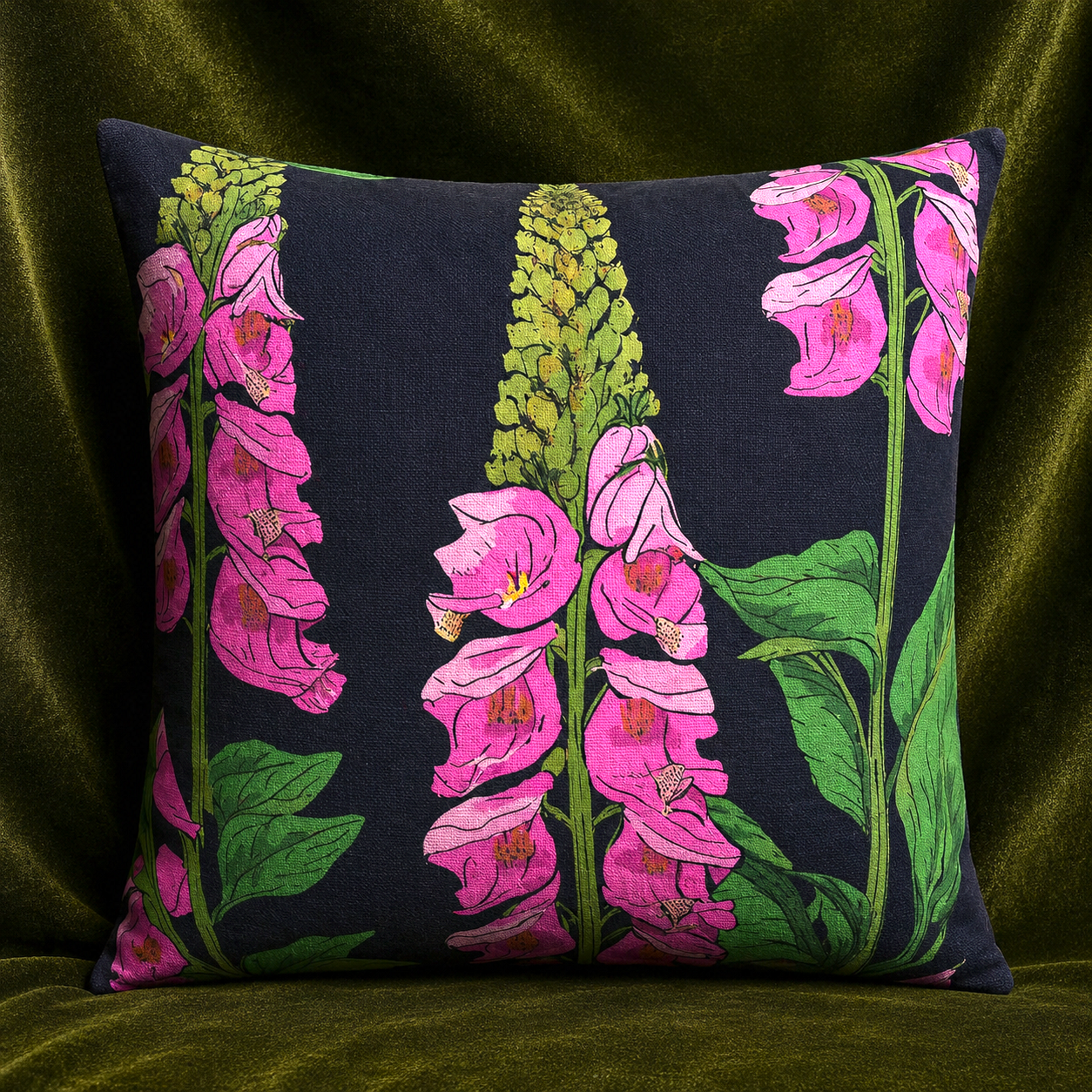 Doku 毒 | Handmade Cotton-Linen Cushion Cover