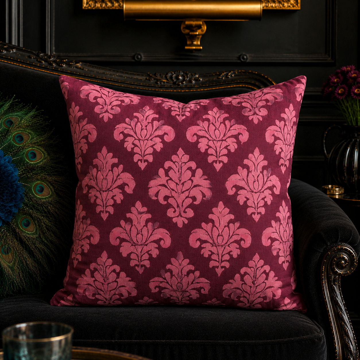 Sangria | Cotton-Linen Cushion Cover