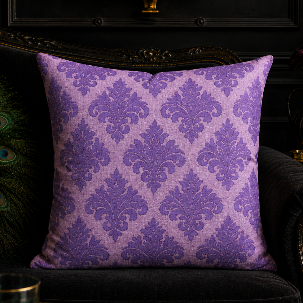 Heliotrope | Cotton-Linen Cushion Cover