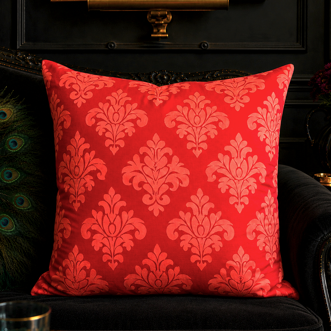 All the Red Flags | Cotton-Linen Cushion Cover