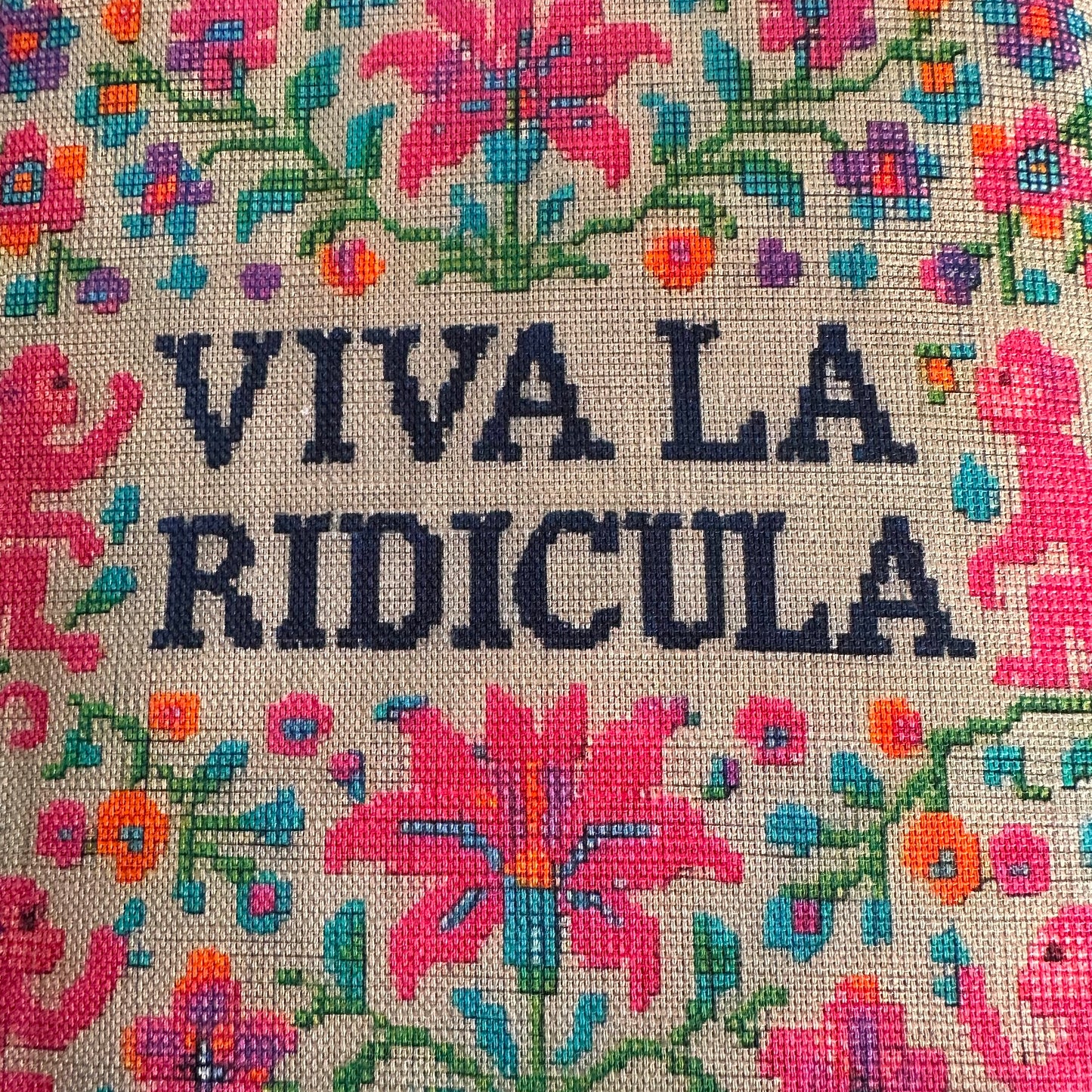 Viva La Ridicula | Cotton-Linen Cushion Cover