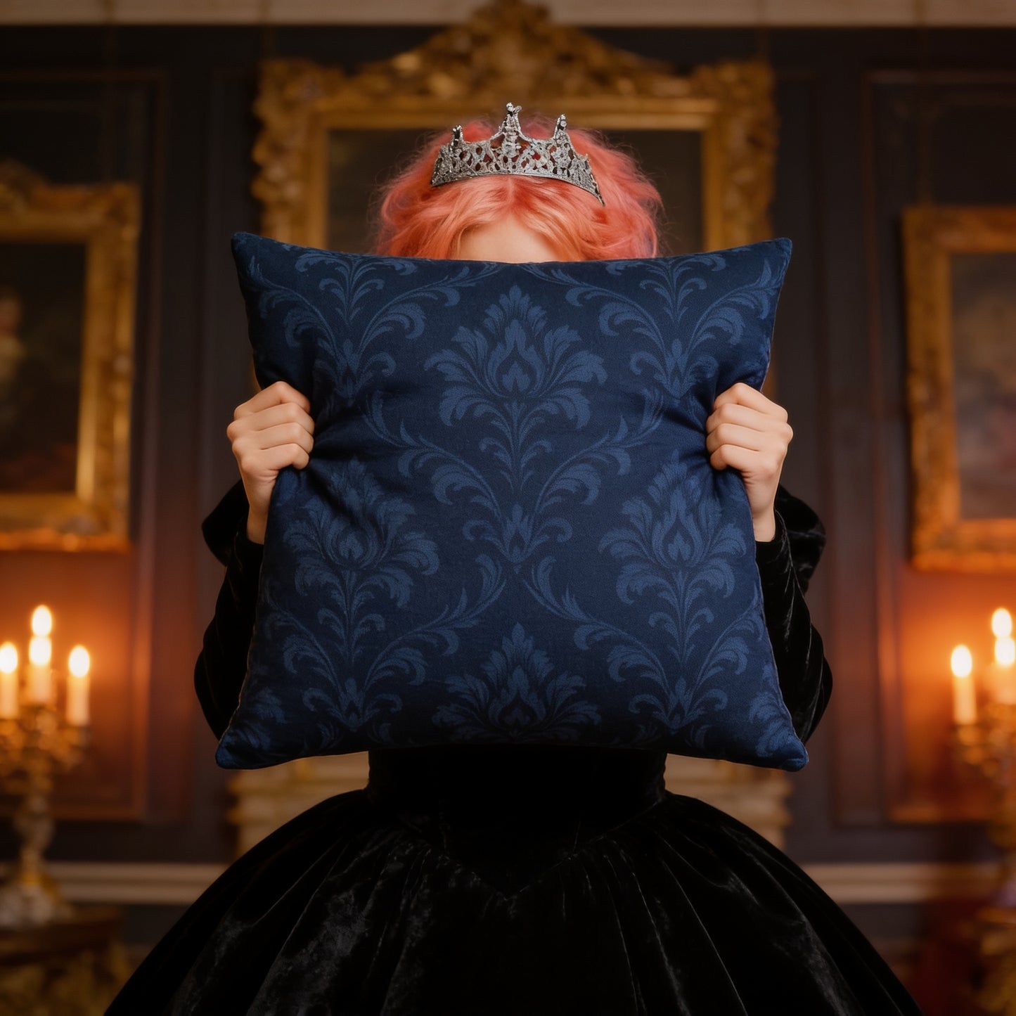 Liquorice | Handmade Cotton-Linen Cushion Cover