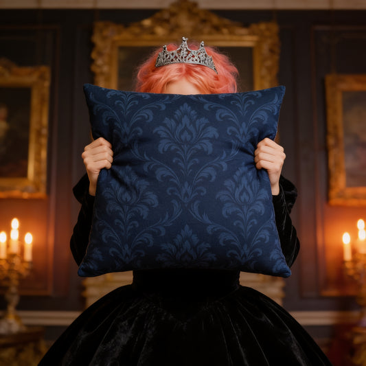 Liquorice | Handmade Cotton-Linen Cushion Cover