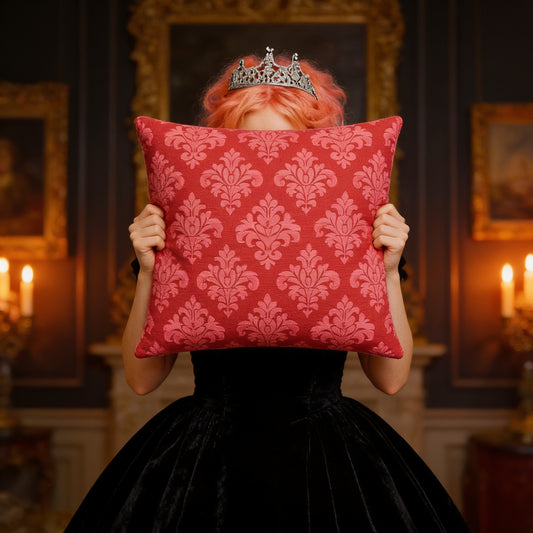 All the Red Flags | Handmade Cotton-Linen Cushion Cover