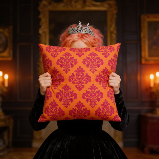 Saffron | Handmade Cotton-Linen Cushion Cover
